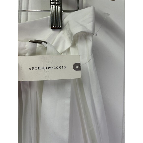 Anthropologie Maeve Pleated Asymmetrical Wrap Skirt, Size 10 NWT - Picture 4 of 12